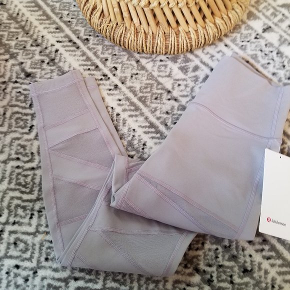 NWT Lululemon Wunder Under Tech Mesh Dark Chrome 6 - Picture 2 of 10